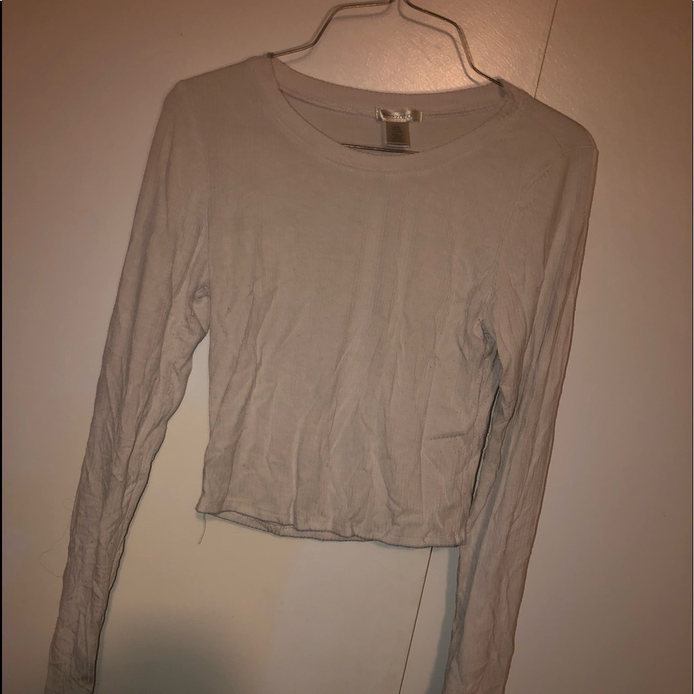 Long sleeve crop top